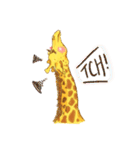 Jinjin Happy Giraffe（個別スタンプ：7）