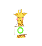 Jinjin Happy Giraffe（個別スタンプ：9）