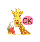 Jinjin Happy Giraffe（個別スタンプ：13）