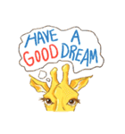 Jinjin Happy Giraffe（個別スタンプ：16）