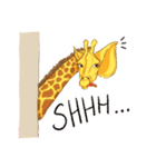 Jinjin Happy Giraffe（個別スタンプ：18）