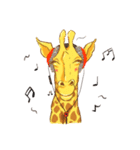 Jinjin Happy Giraffe（個別スタンプ：20）