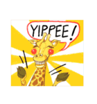 Jinjin Happy Giraffe（個別スタンプ：21）