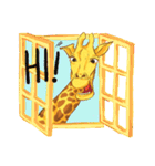 Jinjin Happy Giraffe（個別スタンプ：22）