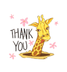 Jinjin Happy Giraffe（個別スタンプ：23）