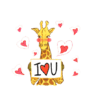 Jinjin Happy Giraffe（個別スタンプ：27）
