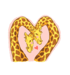 Jinjin Happy Giraffe（個別スタンプ：30）