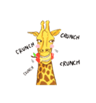 Jinjin Happy Giraffe（個別スタンプ：34）