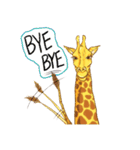 Jinjin Happy Giraffe（個別スタンプ：35）