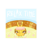 Jinjin Happy Giraffe（個別スタンプ：37）