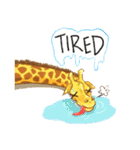 Jinjin Happy Giraffe（個別スタンプ：40）