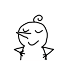 雪だるまに似てるが、雪だるまではない（個別スタンプ：16）