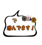 トイプードル 南部路 行先map（個別スタンプ：19）