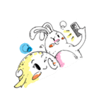 Rabbit and the moon（個別スタンプ：2）