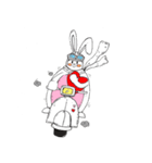 Rabbit and the moon（個別スタンプ：3）