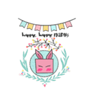 Happy : The Easter Rabbit（個別スタンプ：35）