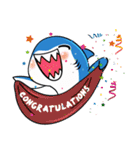ZA-ME KUN - Friendly Shark（個別スタンプ：25）