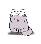 もふもふにゃんこ まる2（個別スタンプ：3）