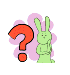カラフルなクマとウサギ《よく使う言葉》（個別スタンプ：29）