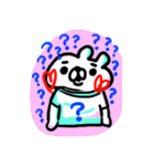 めっちゃ楽しそうな熊さん（個別スタンプ：4）