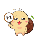 A snail（個別スタンプ：16）