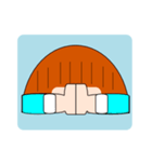 落ち着き女子まる子（個別スタンプ：4）