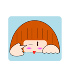 落ち着き女子まる子（個別スタンプ：8）