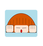 落ち着き女子まる子（個別スタンプ：11）