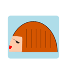 落ち着き女子まる子（個別スタンプ：14）