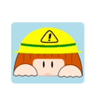 落ち着き女子まる子（個別スタンプ：15）