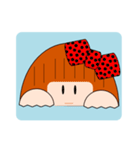 落ち着き女子まる子（個別スタンプ：25）