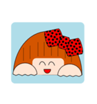 落ち着き女子まる子（個別スタンプ：26）