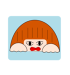 落ち着き女子まる子（個別スタンプ：32）