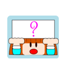 落ち着き女子まる子（個別スタンプ：36）
