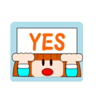 落ち着き女子まる子（個別スタンプ：37）