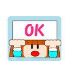 落ち着き女子まる子（個別スタンプ：39）