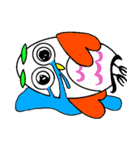 カラフルフクロウ（個別スタンプ：2）