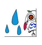 カラフルフクロウ（個別スタンプ：17）