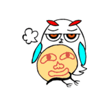 カラフルフクロウ（個別スタンプ：18）