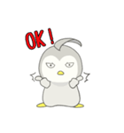 めつきのわるいペンギン（個別スタンプ：1）