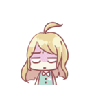 Is a cute girl（個別スタンプ：1）
