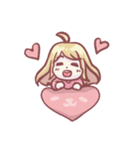 Is a cute girl（個別スタンプ：2）