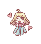 Is a cute girl（個別スタンプ：3）