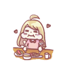 Is a cute girl（個別スタンプ：14）