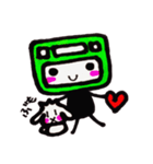 電車とうさぎのかわいい敬語でご挨拶！takie（個別スタンプ：1）