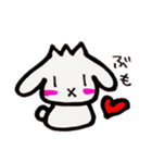 電車とうさぎのかわいい敬語でご挨拶！takie（個別スタンプ：13）