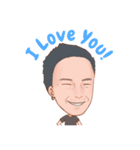 Daniel Loves Oa（個別スタンプ：5）