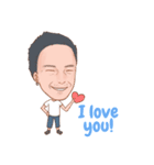 Daniel Loves Oa（個別スタンプ：22）