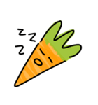 Funny Carrot face - smiley love emoji（個別スタンプ：10）