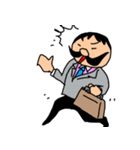 偉そうなヒゲのサラリーマン「ヒゲさん6」（個別スタンプ：4）